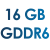 16 GB GDDR6 Bellek